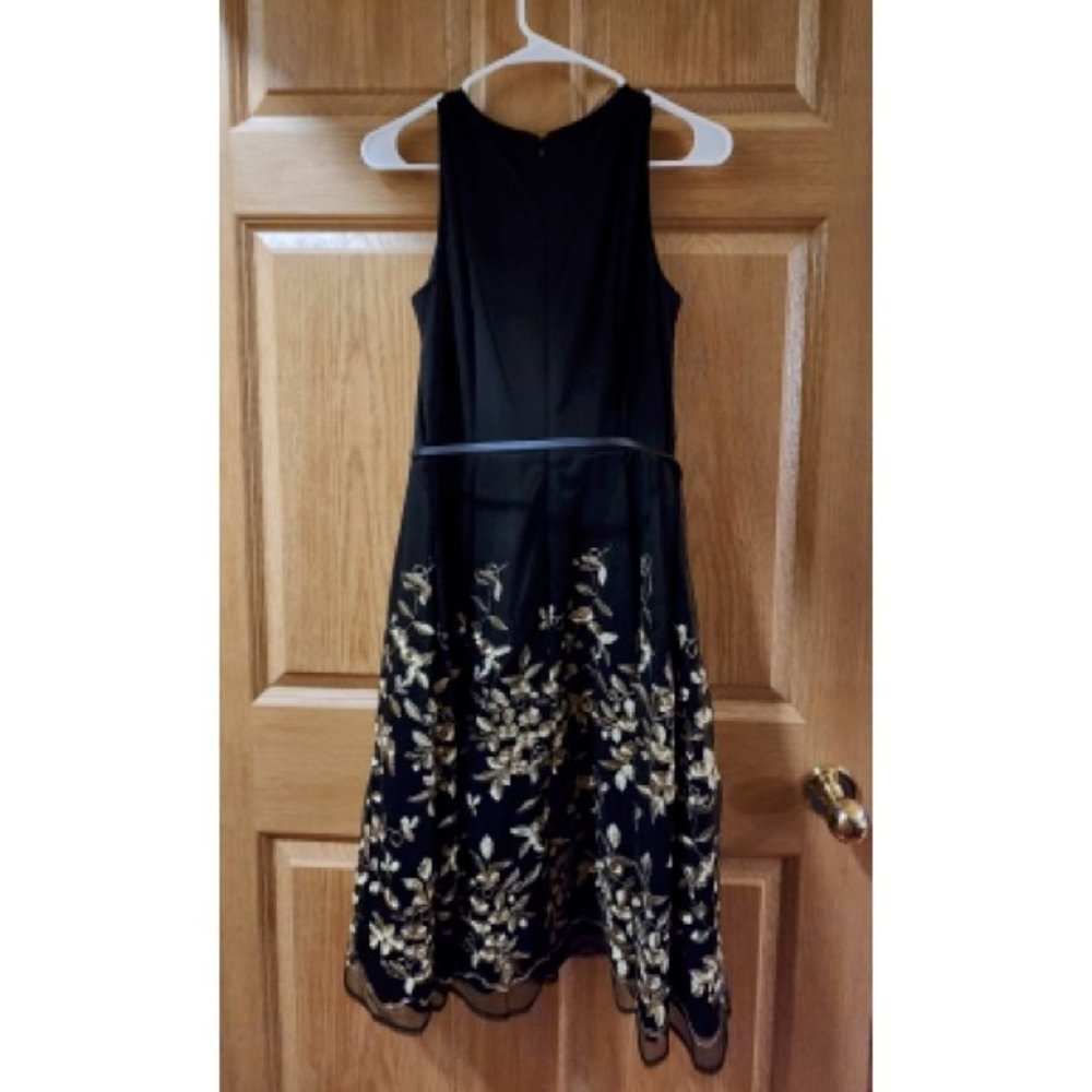 Black and Gold Dress